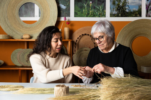 Isabel Martins Artisan & Alba Fernández Castro Fellow 
Carmo Oliveira©Michelangelo Foundation